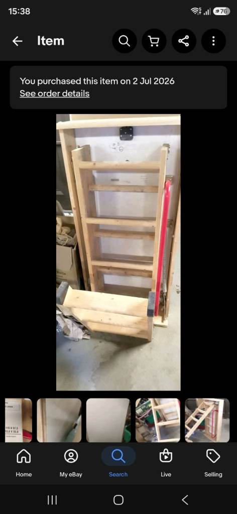 New Wooden Loft Ladder Kit – Unused, Boxed