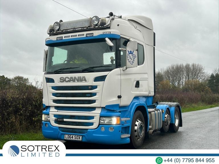 Scania R-SRS L-CLASS R490 6 X 2 Tractor Unit