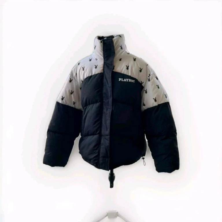image for Authentic Playboy Musguided New with Tags Puffer Coat Winter Jacket Size 12