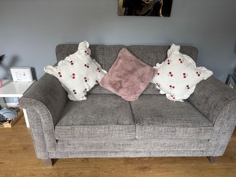 3 Grey Seater Sofa