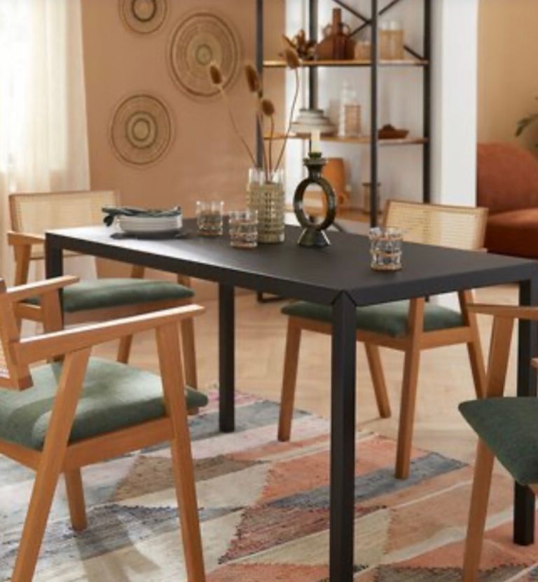New Dining Table Black Dining Table 4 Seater Table Black Kitchen Table 