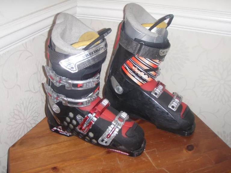 Salomon X Wave 9.0 Space Frame Ski Boots Size UK 7 7.5 Mond 26 26.5
