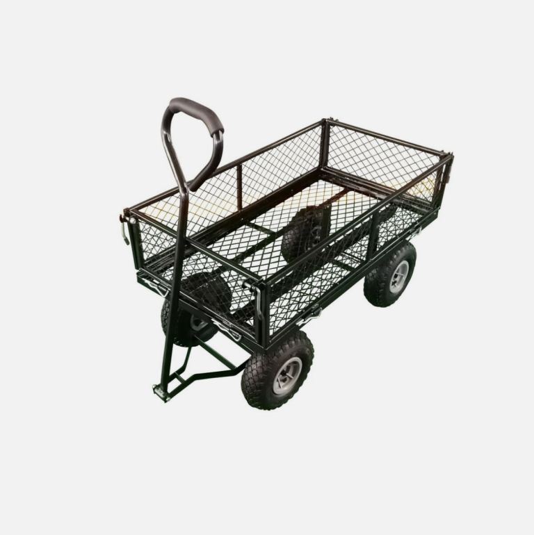 NEW Heavy Duty Garden Trolley Cart Wheelbarrow Trailer Large - NEXT DAY DELIVERY