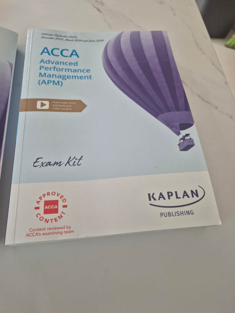 ACCA Advanced Performance Management (APM) Study Kit & Exam 