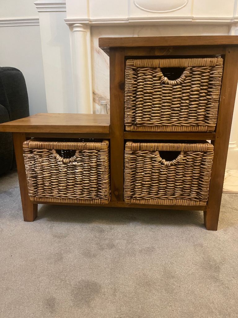 Solid Oak Storage Unit