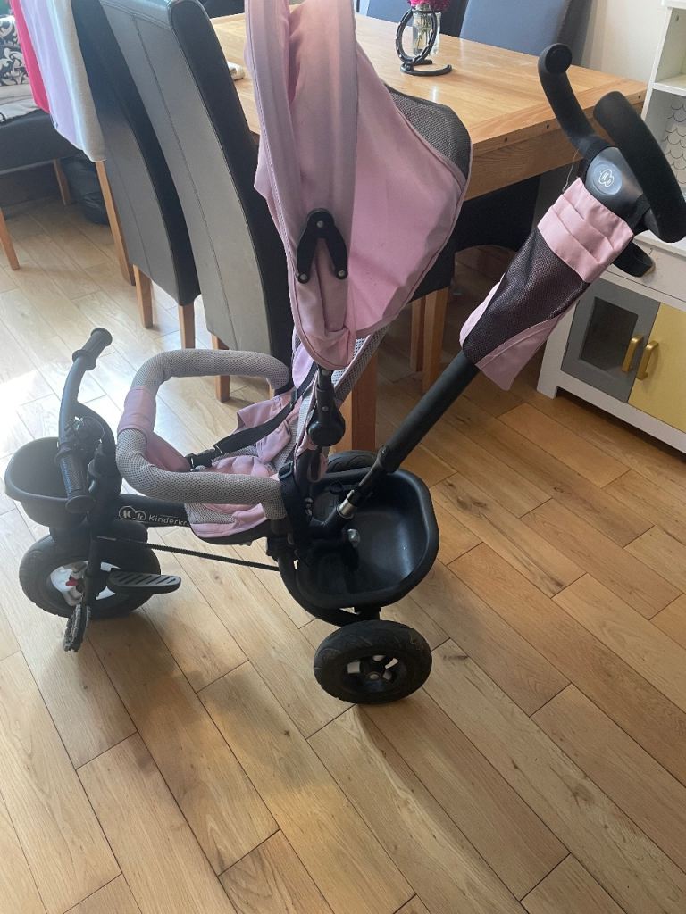 Kinderkraft Pink Baby/Toddler Trike - Push Along