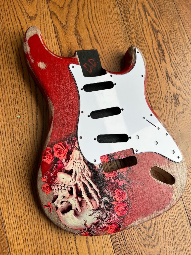 Dead To life ~ custom design and refinish stratocaster electric guitar