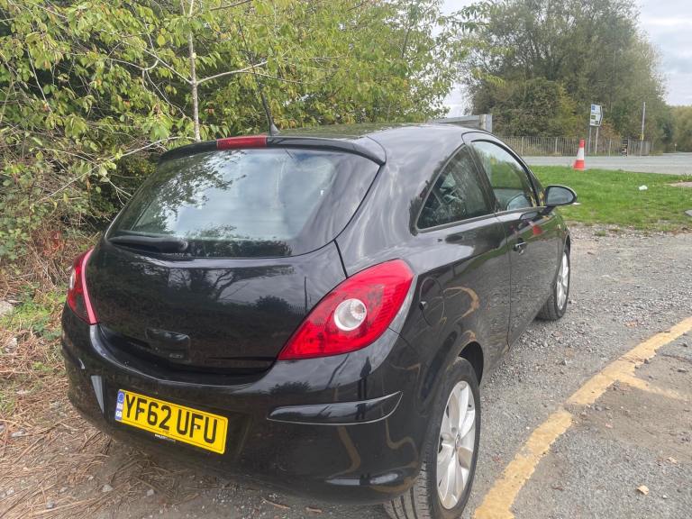 VAUXHALL CORSA 1.2 VVT ACTIVE 62 REG BLACK 3 DOOR MOT FEBRUARY 18TH 2026 SERVICE HISTORY 50+MPG