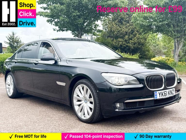 2011 BMW 7 Series 4.4 750Li V8 Auto Euro 5 4dr SALOON Petrol Automatic