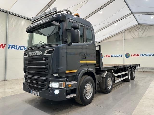 Scania R400 8x2 Rear Lift Sleeper Cab Flatbed