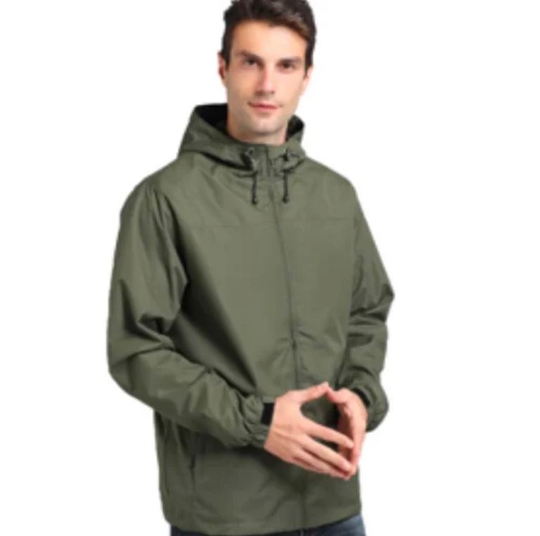 MakingDa Men’s Waterproof Hooded Jacket – XL – Outdoor Windbreaker