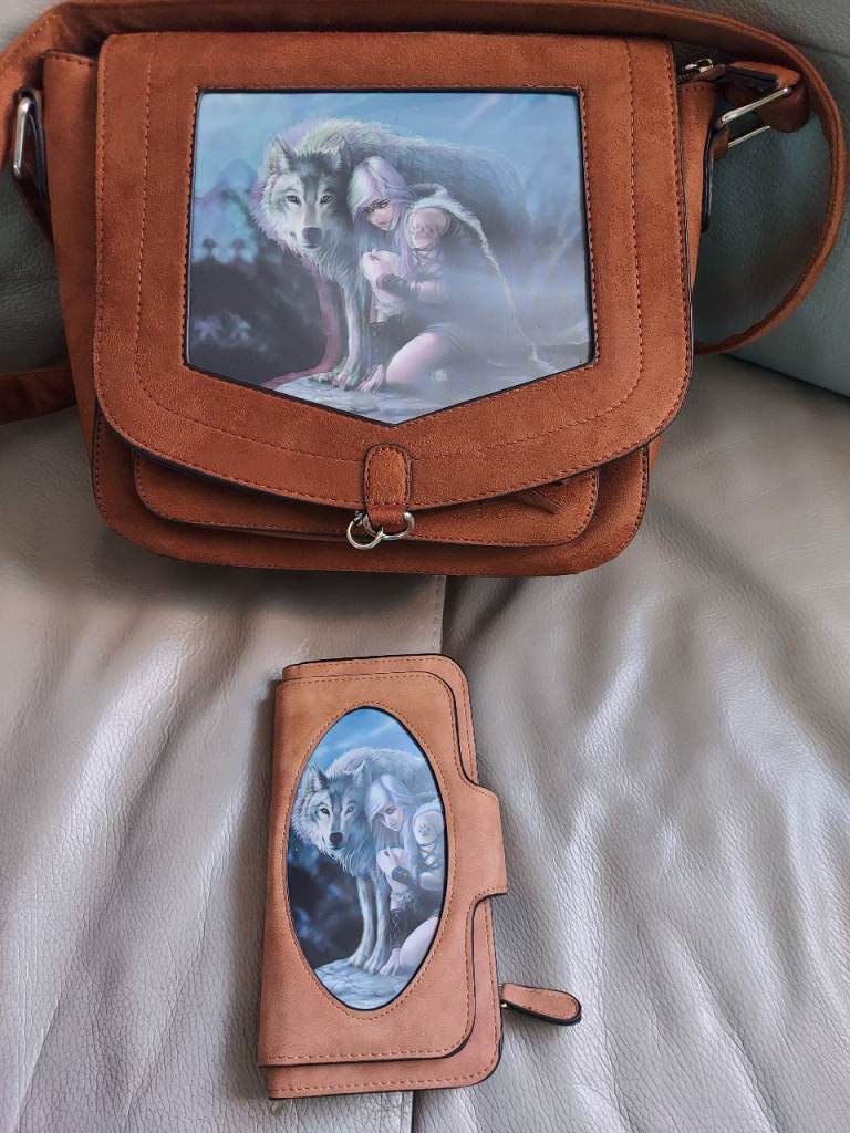 Anne stokes bag and purse 