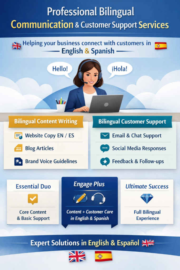 Bilingual Content & Marketing Professional (Spanish / English) (Remote)