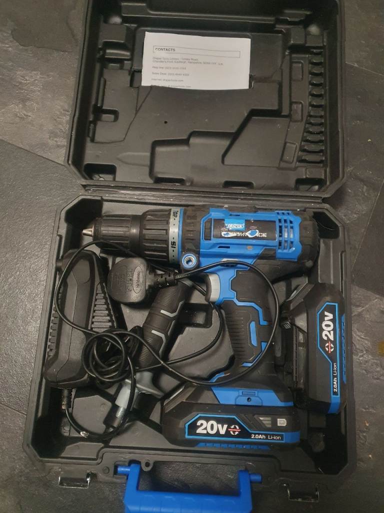 Draper Stormforce 20V Combi Drill Kit – Good Condition