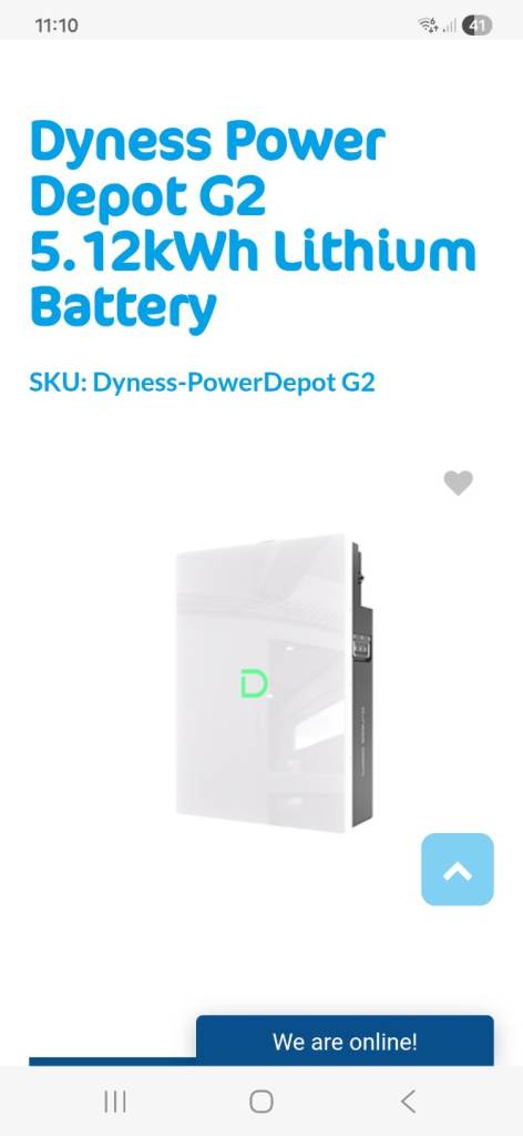 Dyness 5.1kw brand new solar battery 