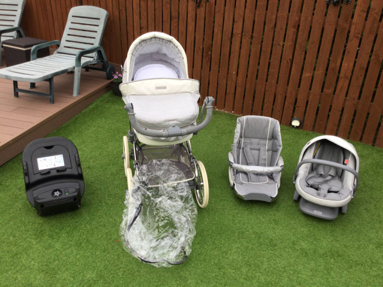 Silver cross Bebecar Stylo Class+ Special 3 in 1 Pram + Raincover Including Isofix Base 