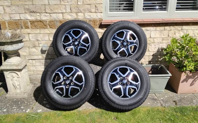 Alloy wheels and tyres to fit Fiat Ducato, Peugeot and Citreon 