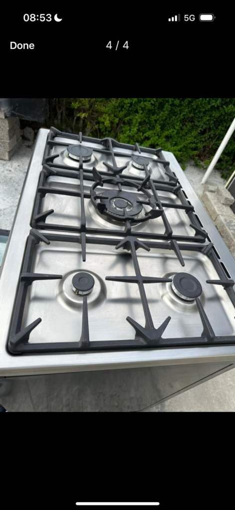Brand new 5-burner double oven gas cooker –m