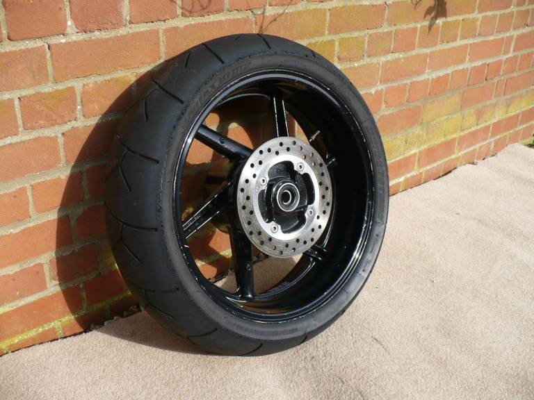 Rear wheel including brake disc for Honda Fireblade RRX 1999