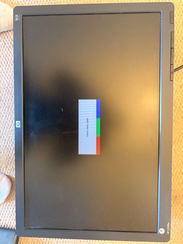 22” HP LCD Monitor Screen
