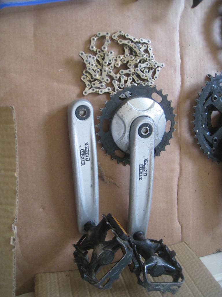 bike crank / single cog / sun race sturmey archer 