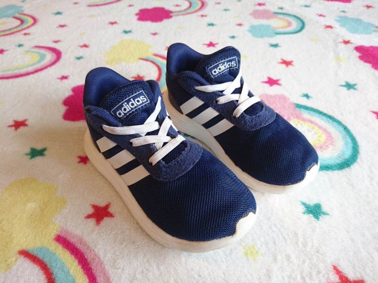 Adidas Blue trainers Kids shoes size 8