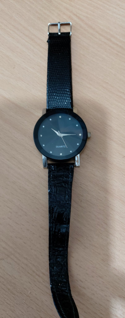 Stylist Black Quartz watch