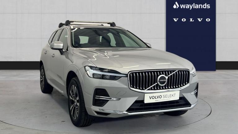 2022 Volvo XC60 Recharge Core, T6 AWD plug-in hybrid, Electric/Petrol, Bright (Pan Roof) Estate P...