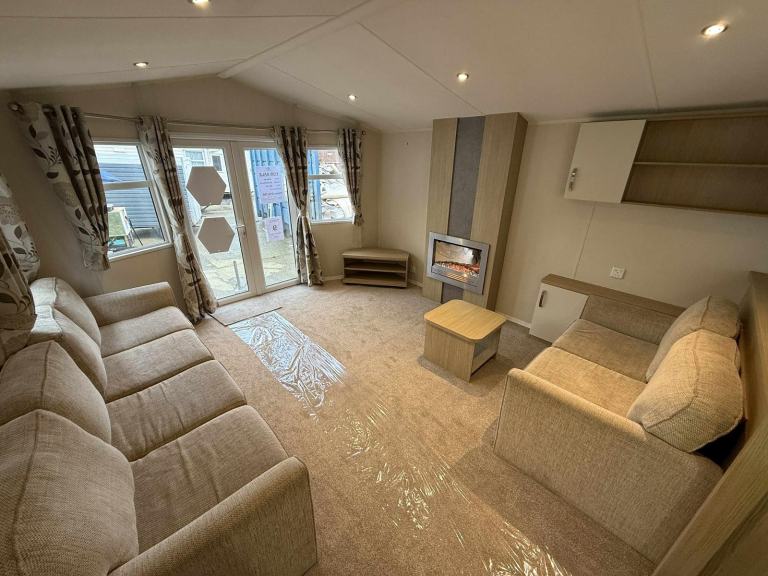 2 Bed Willerby Static Caravan - DG, CH, Patio Doors - Offsite, Own Land, Farms