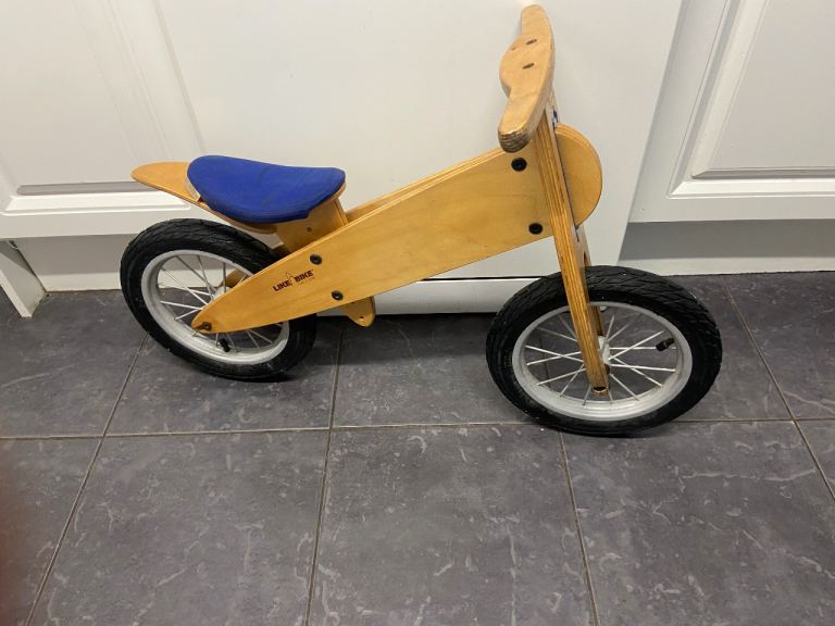 image for Wooden LIKEaBIKE balance training bike from German brand KOKUA ( £225 When New)