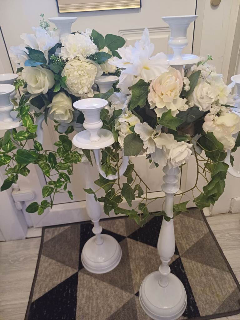 2 x mental 90cm Candelabras