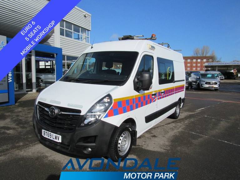2020 Vauxhall Movano CDTi 3500 BiTurbo MESSING UNIT WELFARE VAN MOBILE WORKSHOP MWB VAN EURO 6 2 ...