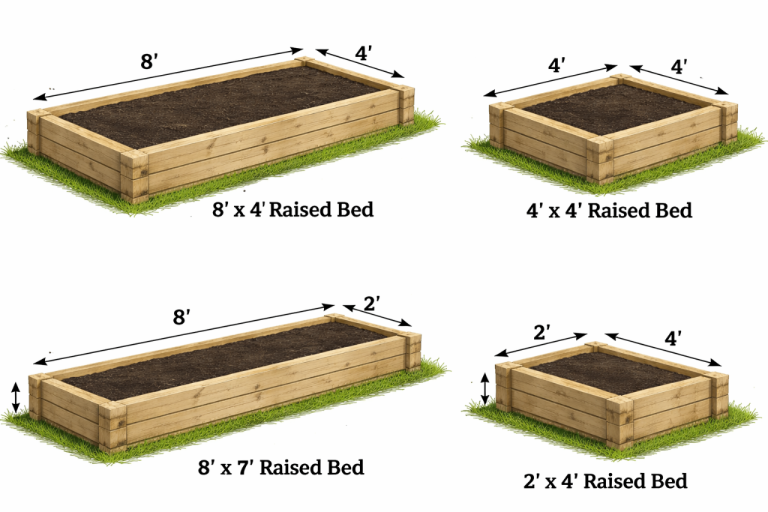 Hand made sleeper raised beds 