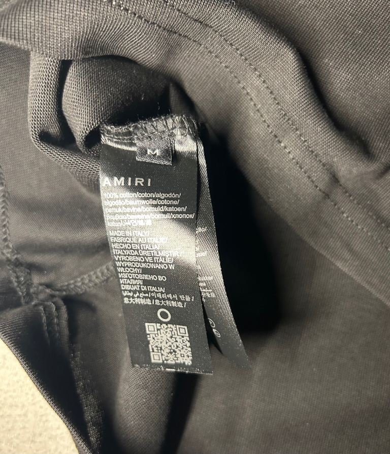 Amiri Black Tee