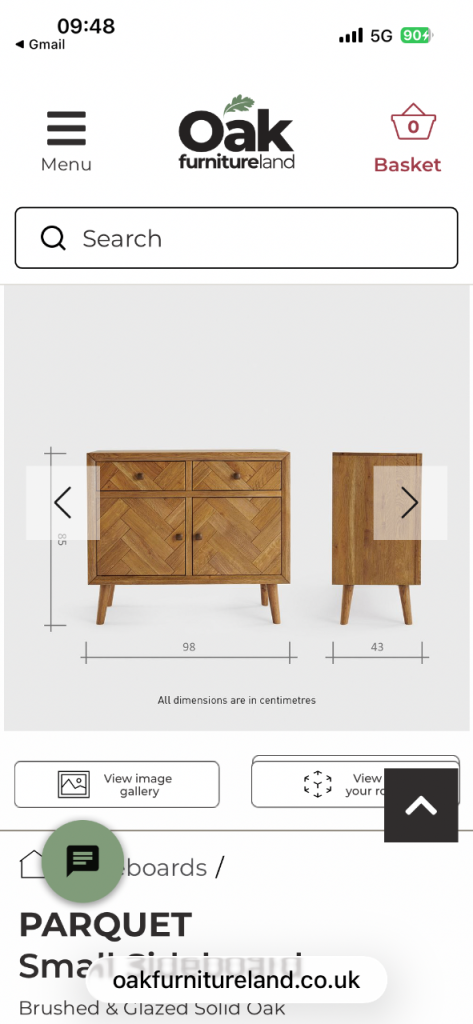 Oak Sideboard 