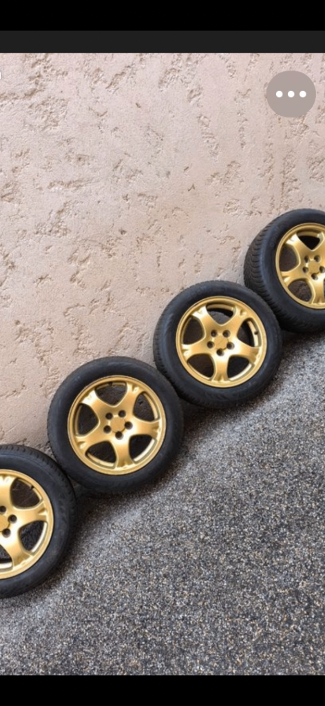 SUBARU IMPREZA GC8 WRX STI 16 INCH ALLOY WHEELS WITH TYRES