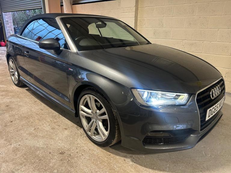 2015 Audi A3 Cabriolet 2.0 TDI S line S Tronic Euro 6 (s/s) 2dr CONVERTIBLE Diesel Automatic