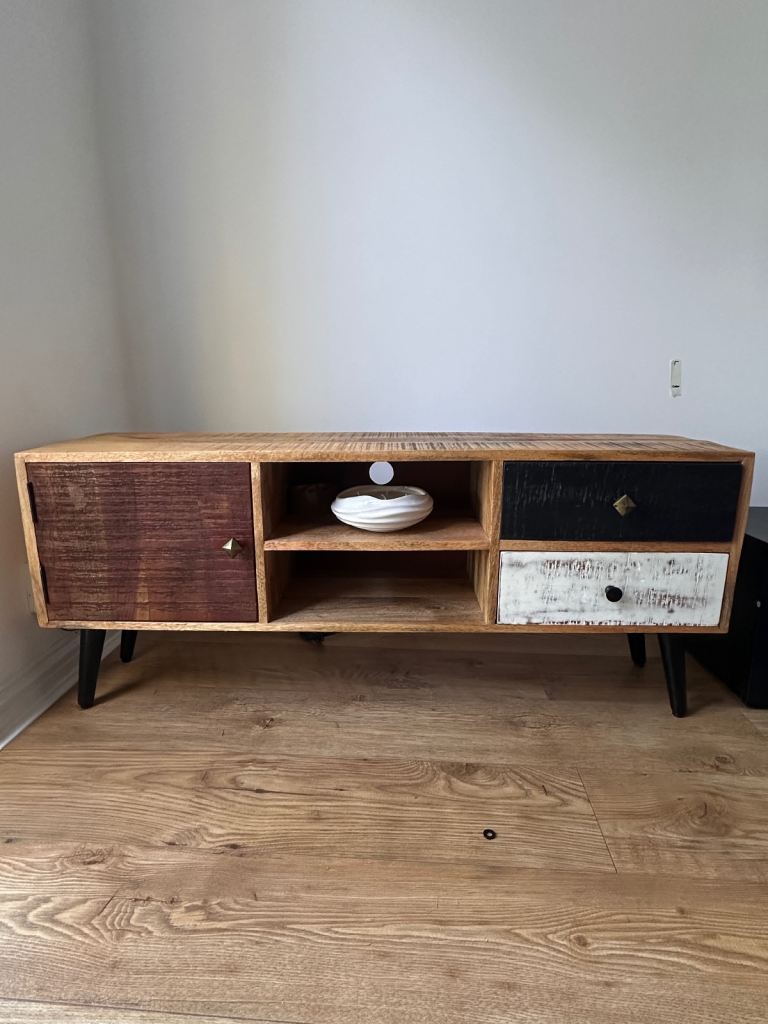 Rustic Wood TV Stand / Media Unit with Storage