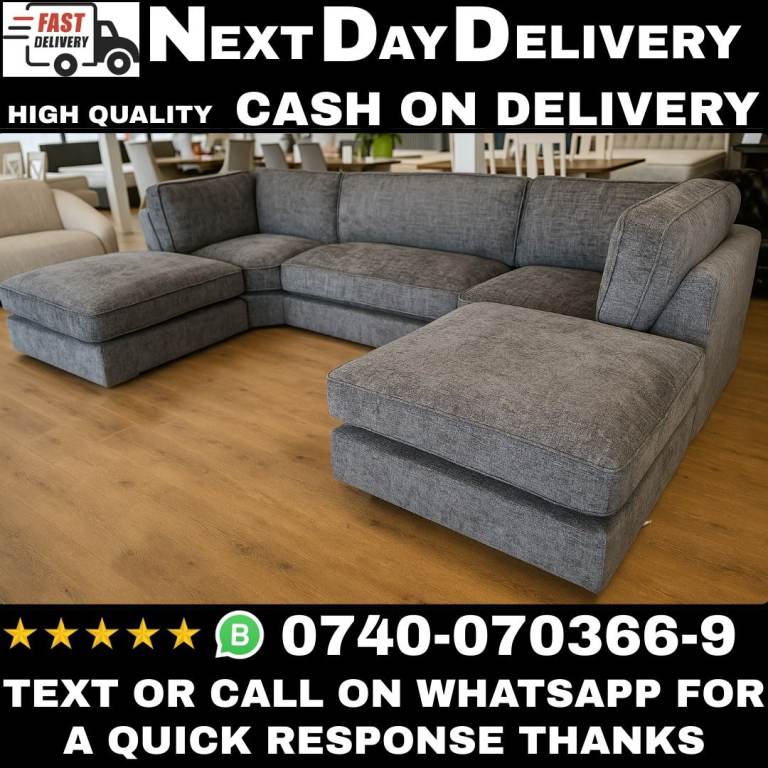 image for Premium Corner & 3+2 Seater Sofas – Brand New, Fast Delivery