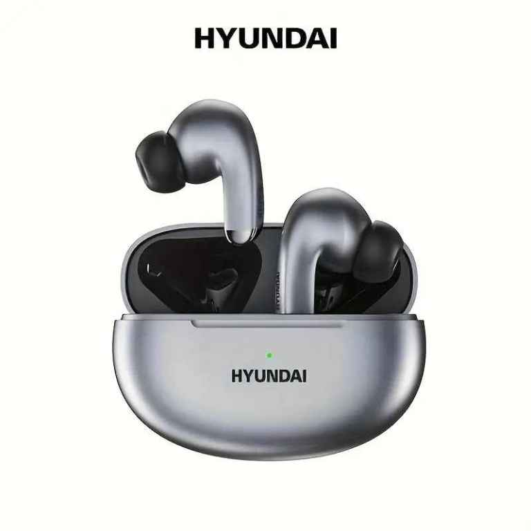 Brand New Hyundai Wireless Earbuds with Microphone - Minimal Delay, Extended Battery Duration
