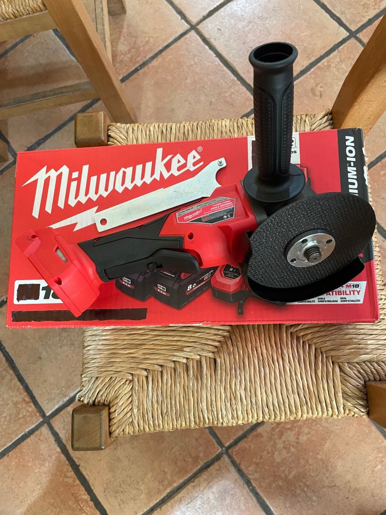 NEW 125MM 18V MILWAUKEE COMPATIBLE ANGLE GRINDER BODY ONLY 