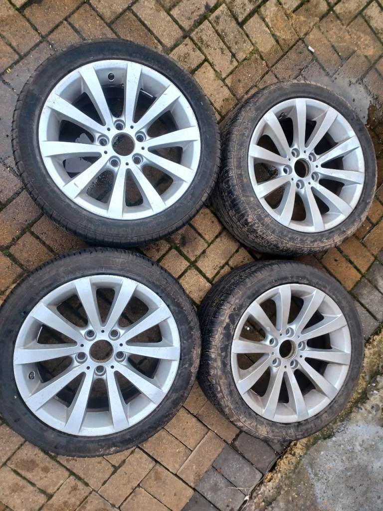 2 sets bmw alloy wheels for sale