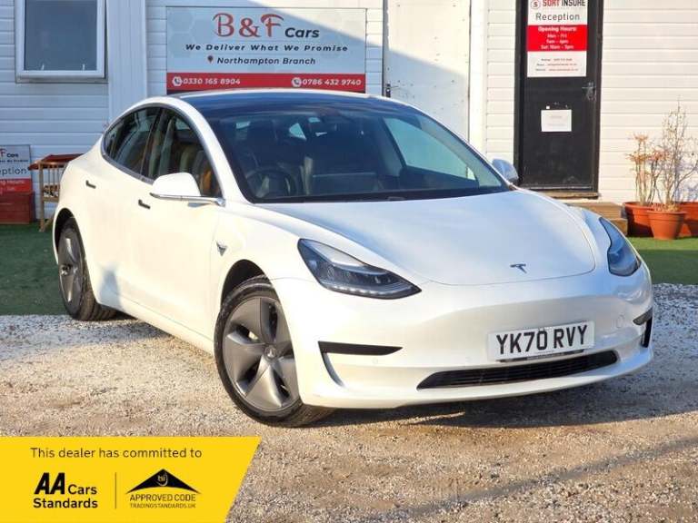 2020 Tesla Model 3 Standard Range Plus Auto RWD 4dr SALOON Electric Automatic