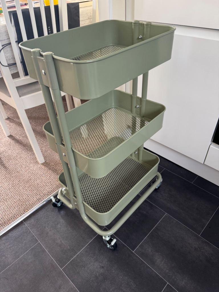 IKEA Trolley - Grey-Green, Good Condition