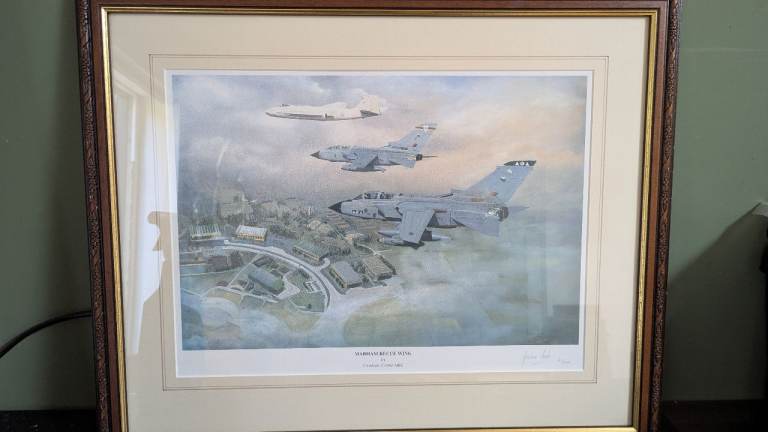 Graham Cooke RAF Marham Recce Wing Print – Framed