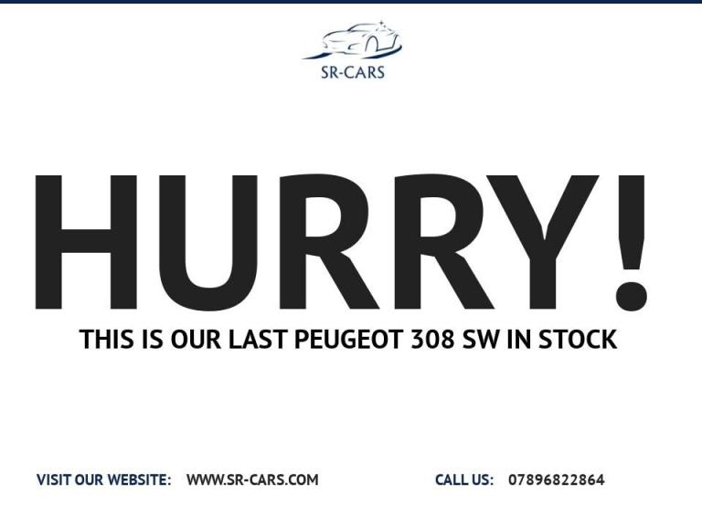 2016 16 PEUGEOT 308 SW 2.0 BLUEHDI GT LINE ESTATE 5DR DIESEL MANUAL EURO 6 (S/S)