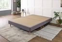 William Night Low Divan Bed Base with metal legs 