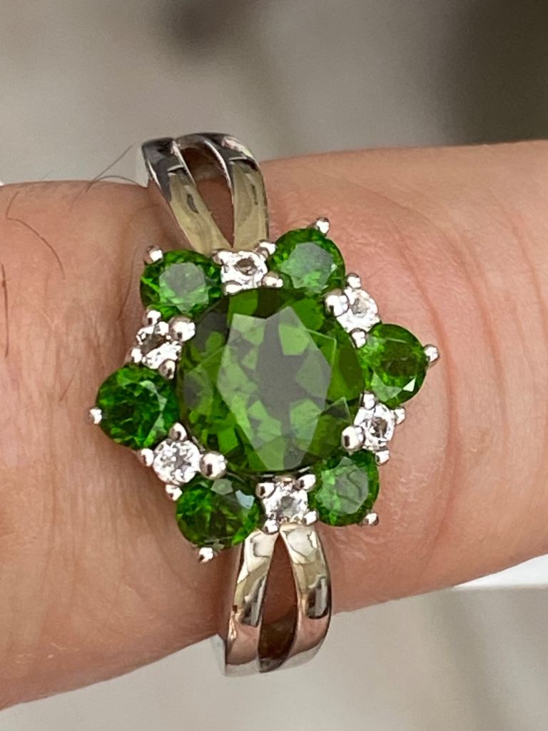 New Chrome Diopside Ring