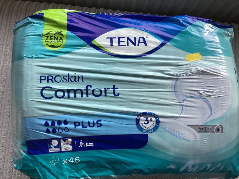 Tena Proskin Comfort Plus Incontinence pads x 45