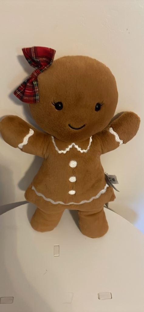 Jellycat Amuseables Jolly Gingerbread Ruby – Brand New With Tags
